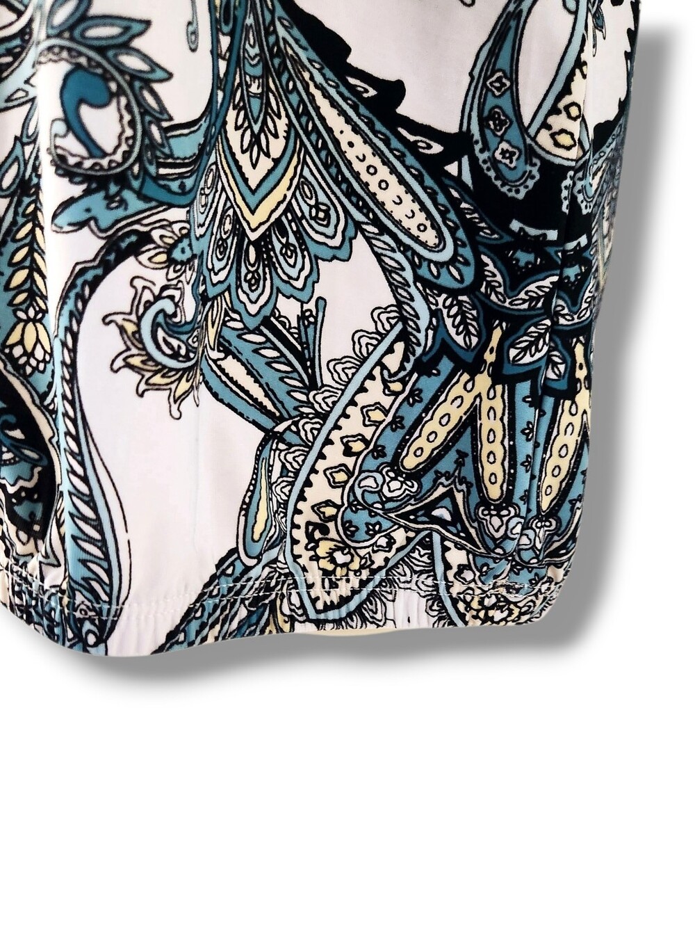 INC Boho Style Paisley Print Blousson Keyhole Cami | Large - Picture 9 of 11